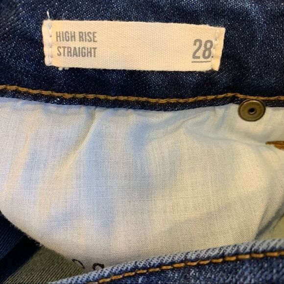 Harper Heritage High Rise Straight Leg Crop Jeans - Picture 10 of 11